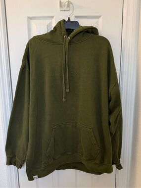 Rare Taylor Swift Ever And Evermore Hoodie Embroidered Green